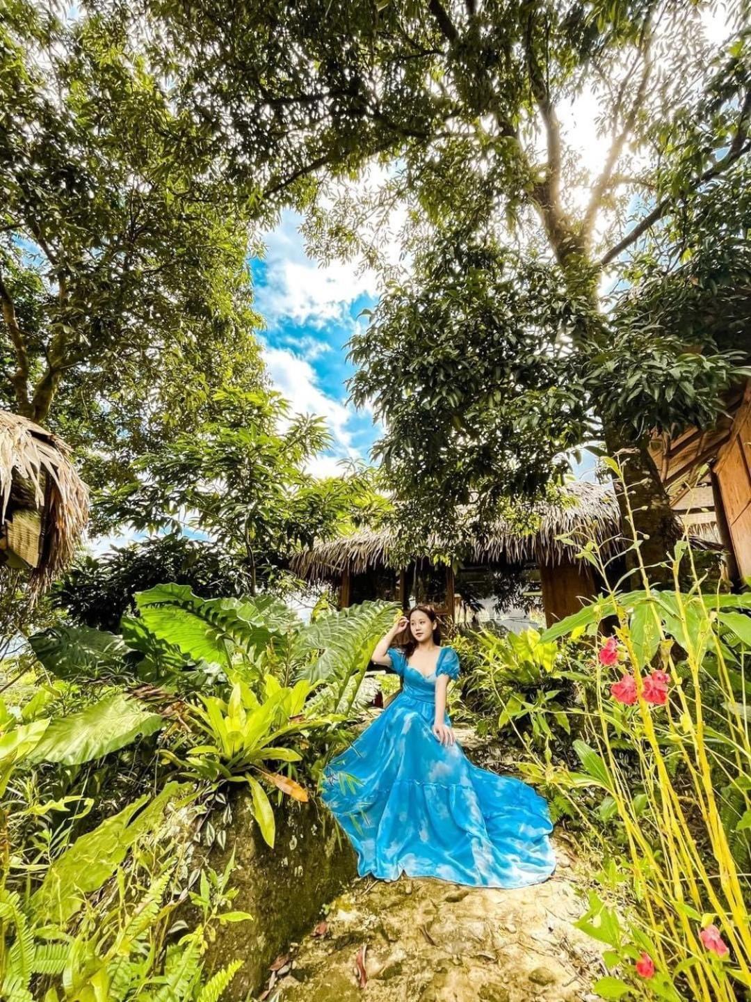 Pu Luong Cuisine Garden Homestay Lang Bang Dış mekan fotoğraf