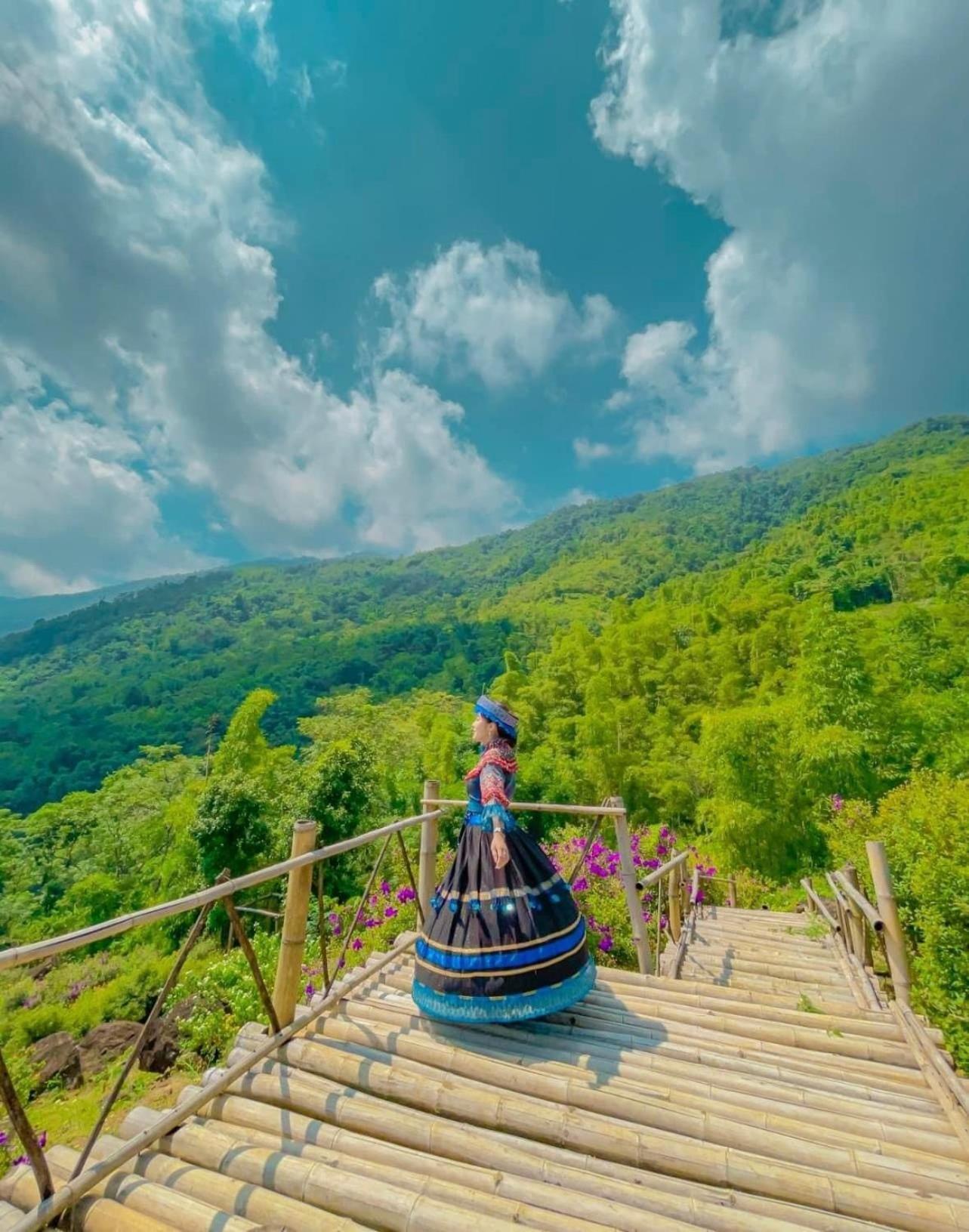 Pu Luong Cuisine Garden Homestay Lang Bang Dış mekan fotoğraf