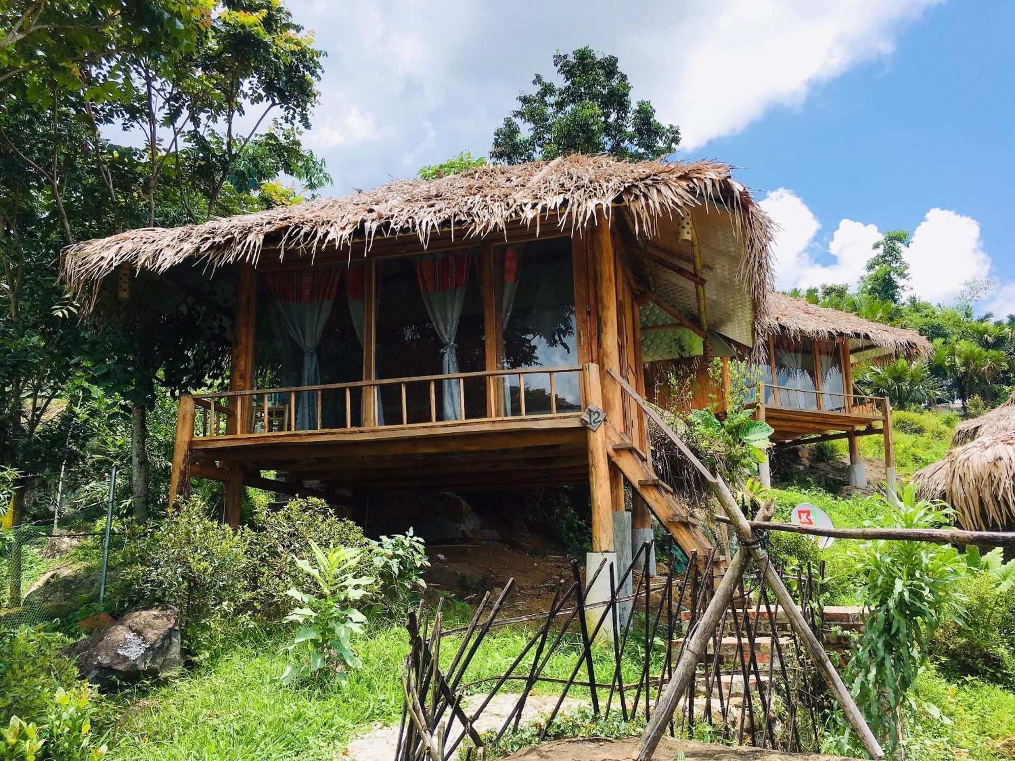 Pu Luong Cuisine Garden Homestay Lang Bang Dış mekan fotoğraf